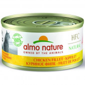 Almo Nature cat konzerva Natural- kuřecí filet 70g