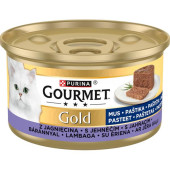 Gourmet Gold cat konzerva - paštika s jehněčím 85 g