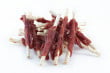 WANT Dog poch. Dry Duck Wrap Rawhide Stick 500g