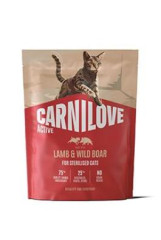 Carnilove Cat Active Dry Lamb& Wild Sterilised Adult 400g