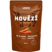 Louie kapsa pro psy hovězí s mrkví 150g