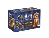 Brit Premium Dog Fillets Gravy Multipack 1020g