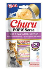 Inaba Churu POP'N SERVE tuňák a vločky bonito 2 x 35g