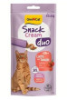 GimCat Snack Cream Duo losos&rajče 6x15g