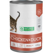 Nature's Protection Cat konzerva Sterilised kuře/kachna 400 g