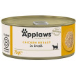 Applaws Cat konzerva Adult Broth kuřecí prsa 70g