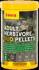 Sera Tortoise Adult Herbivore Duo Pellets 1000 ml