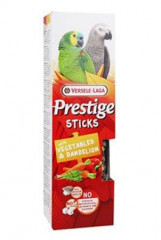 VL Prestige Sticks pro velké papoušky zelenina&pampelička 2x70g