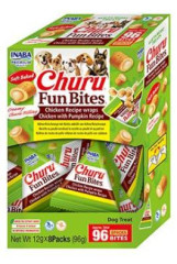 Churu Dog BOX Fun Bites Chicken wraps kuře + dýně 8x12g