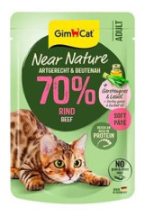 GimCat Near Nature kapsa hovězí 85g