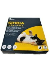 Simbia 1,25+0,56g obojek pro kočky 38cm