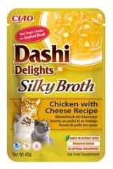 Churu Cat Dashi Delights Silky Broth Chicken & Cheese 40g