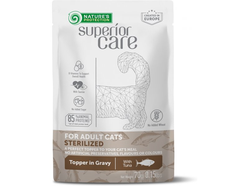 Nature's Protection Cat kaps. Superior Care Adult Sterilised 70 g