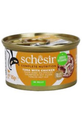 Schesir Cat konzerva Adult tuňák/kuře 85g