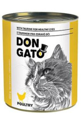 Don Gato cat konzerva drůbeží 850g