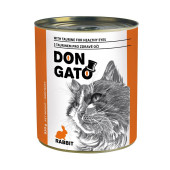 Don Gato cat konzerva králičí 850g