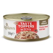 Applaws Dog konzerva Toppers Gravy kuře s hovězím 156g