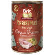 Brit Care Dog konzerva Monoprotein Christmas Carp 400g