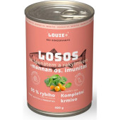 Louie konzerva pro psy losos, rakytník, prebiotika 400g