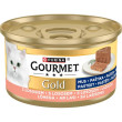 Gourmet Gold cat konzerva - paštika s lososem 85 g