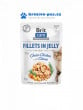 Brit Care Cat Fillets in Jelly Chicken&Cheese 85g