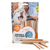 Duvo+ dog Meat! Chicken & fish strips 80 g
