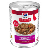 Hill's Science Plan Canine Adult Beef & Vegetables konzerva 363g