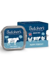 Butcher's Dog Original Junior kuře/hovězí/krůta vanička 4x150g