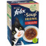 Felix Soup cat -Polévky kuře,jehně,hovězí 6 x 48 g