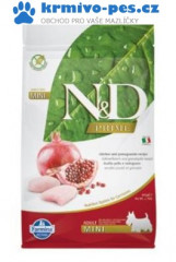 N&D PRIME DOG Adult Mini Chicken&Pomegranate 7kg + doprava zdarma