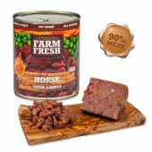 Topstein Farm Fresh Koňské maso s mrkví konzerva 800g