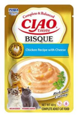Inaba Ciao Entrée Bisque kuře a sýr 40 g