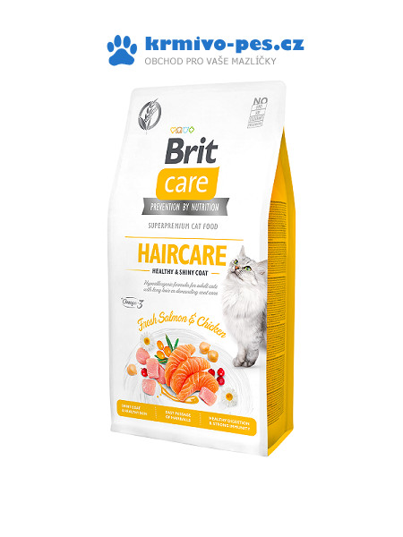 Brit Care Cat GF Haircare Healthy&Shiny Coat 7 kg