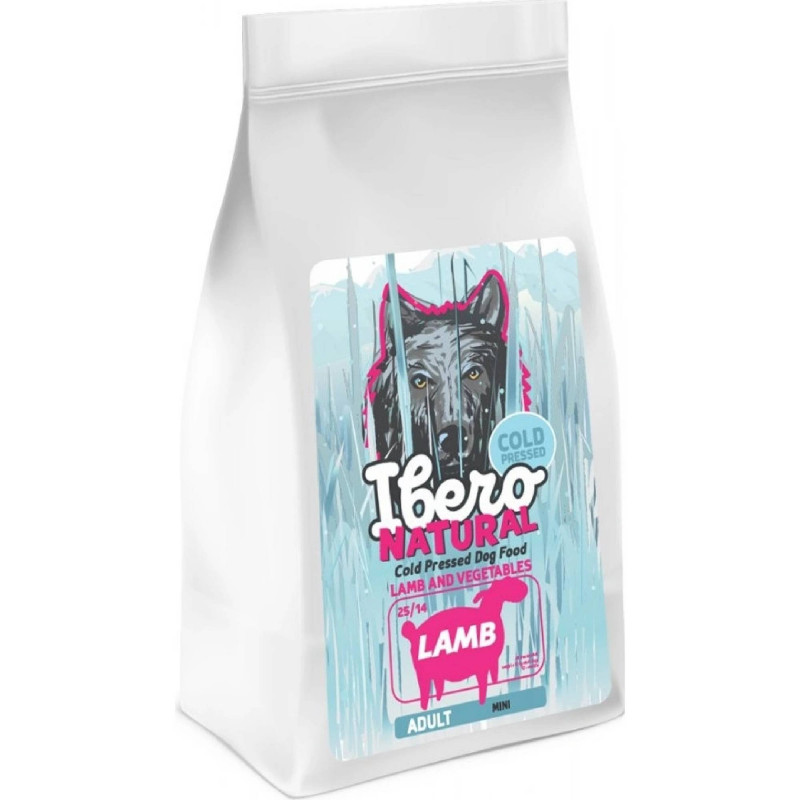 Ibero Cold Pressed dog adult Small Lamb 3 kg