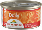 Almo Nature Daily Menu cat konzerva kousky-hovězí 85g