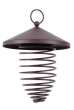 Krmítko venkovní SPIRAL na lojové koule kov fialová 11cm Zolux