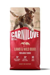 Carnilove Dog Active Dry Lamb&Wild Boar Adult All Breed 12kg