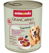 Animonda GRANCARNO Superfoods hovězí,čv.řepa,ostružiny,pampeliška 800g pro psy