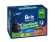 Brit Premium Cat kapsa Sterilised Plate 1200g(12x100g)