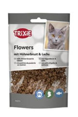 Trixie FLOWERS kuřecí prsa a losos pro kočky 50g