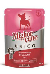 Miglior Cane Unico MINI kapsička pro psy šunka 80g