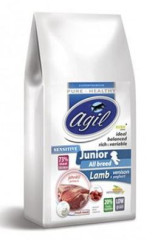 Agil Junior All Breed Sensitive GF jehněčí, zvěřina a jogurt 10kg