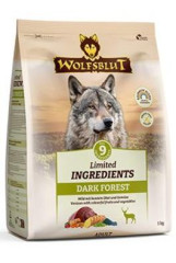 Wolfsblut Dog Adult Limited INGREDIENCES Dark Forest 1kg