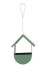 Krmítko venkovní BUDKA na semena kov zelená Zolux