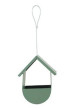 Krmítko venkovní BUDKA na semena kov zelená Zolux