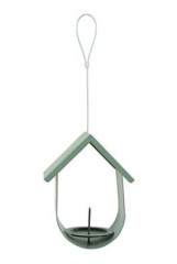 Krmítko venkovní BUDKA na loj.koule kov zelená Zolux