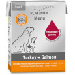 Platinum Dog Menu Turkey + Salmon 185g