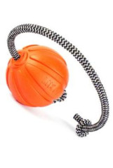 Hračka pes Liker Cord míček oranžový 5cm