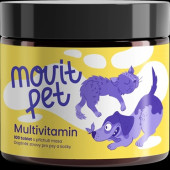 MOVit PET Multivitamin, s příchutí masa 100tbl kopie