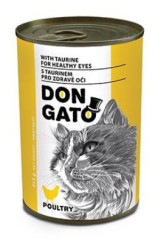 Don Gato cat konzerva drůbeží 415g
